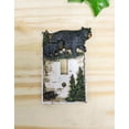 thumbnail image 2 of Ebros Set of 2 Rustic Pine Trees Black Mother Bear & Cub Wall Light Cover Plate, 2 of 4
