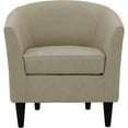 thumbnail image 2 of Pemberly Row 17.5" Polyester Fabric Club Chair in Taupe Brown, 2 of 4