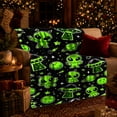 thumbnail image 3 of Cute Green Alien Flying Saucer Space Whimsical, Playful Celestial Art Scene, Warm Flannel Blanket for Living Room and Bedroom, Celestial Art Lovers Housewarming Gift, Playful Home Decor, 3 of 9