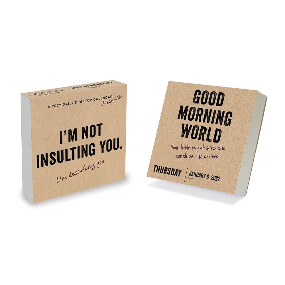 Cal 2022- Anit-Affirmations Daily Desktop (Other) - Walmart.com