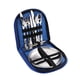 thumbnail image 1 of Juego de cubiertos de viaje para bolsa de picnic doble para exteriores, juego de cubiertos portátiles de acero inoxidable (plata), 1 of 4