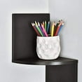 thumbnail image 2 of WELLAND Zig Zag Floating Shelf, Wall Mounted Corner Wall Shelf, Black Finished, 2 of 5