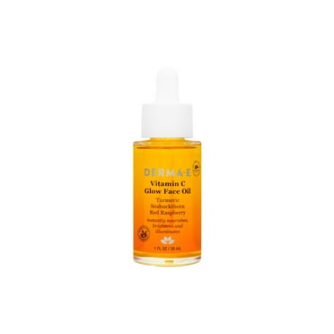 Derma E Vitamin C Glow Face Oil with Turmeric, 1 fl oz