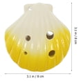 thumbnail image 3 of MasteelfCA Ceramic 6 Holes Ocarina Cartoon Shell Ocarina Practice Ocarina Musical Instrument, 3 of 7