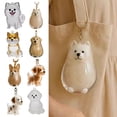 thumbnail image 2 of Pet Hair Collector Keychain Transparent Souvenir Capsule Waterproof Design Dog Hair Memorial Keychain, 2 of 8