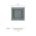 thumbnail image 2 of Excellante Graham Melamine Dinnerware Collection 12" Square Plate, Comes in Each, 2 of 3