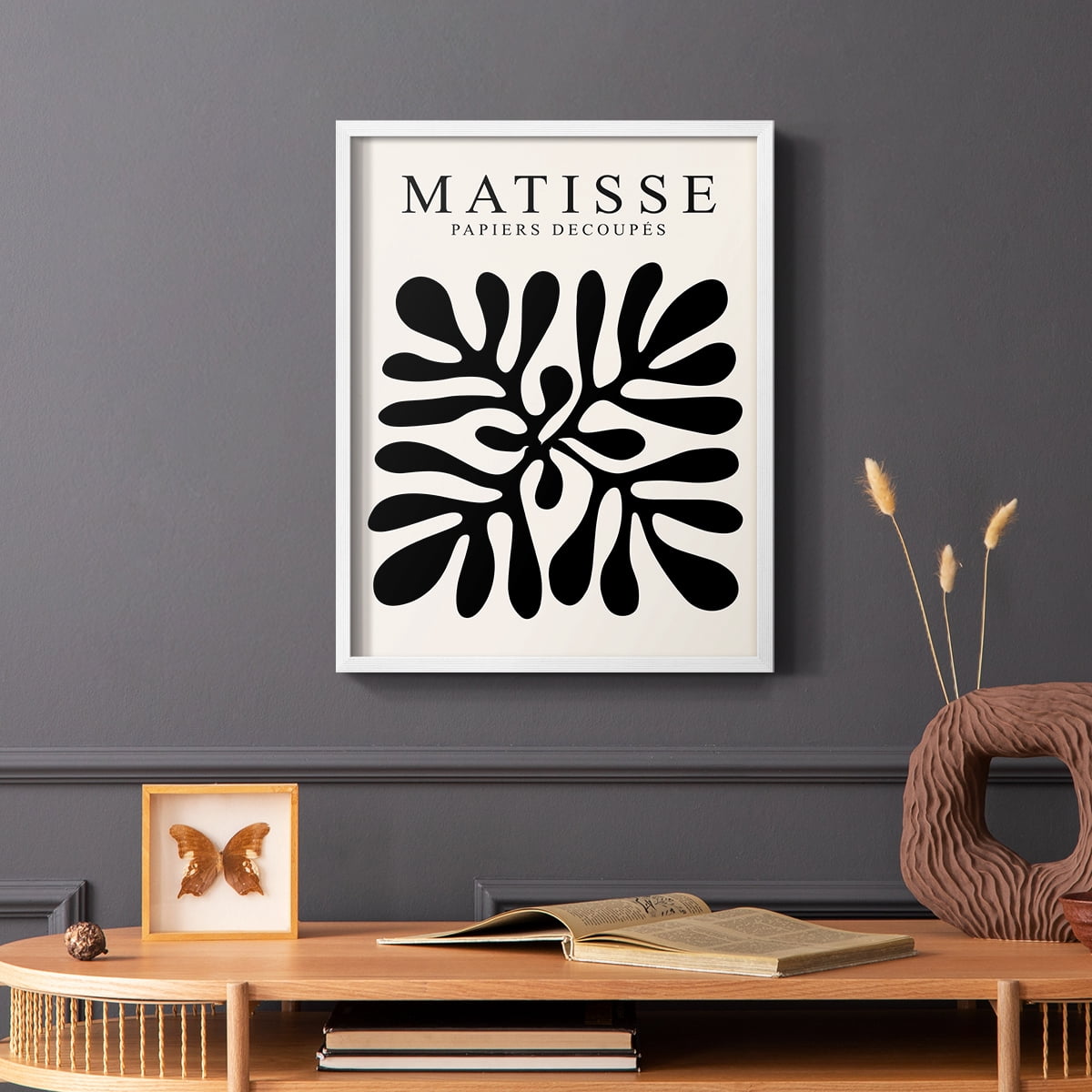 Matisse CXLIII Framed Print in White Solid Wood 8 x 10 Framed Print