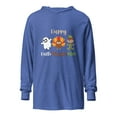 thumbnail image 4 of Happy HalloThanksMas - Unisex Hooded Long-sleeve T-shirt, 4 of 5
