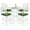 White / Green, variant on W WARMHOL 5 Pieces Patio Swivel Bar Set, Patio Bar Table and Chairs Set, All-Weather Cast Aluminum Outdoor Swivel Bar Stools of 4 and 35.4" Bar Height Table, High Top Bistro Set for Deck, Garden