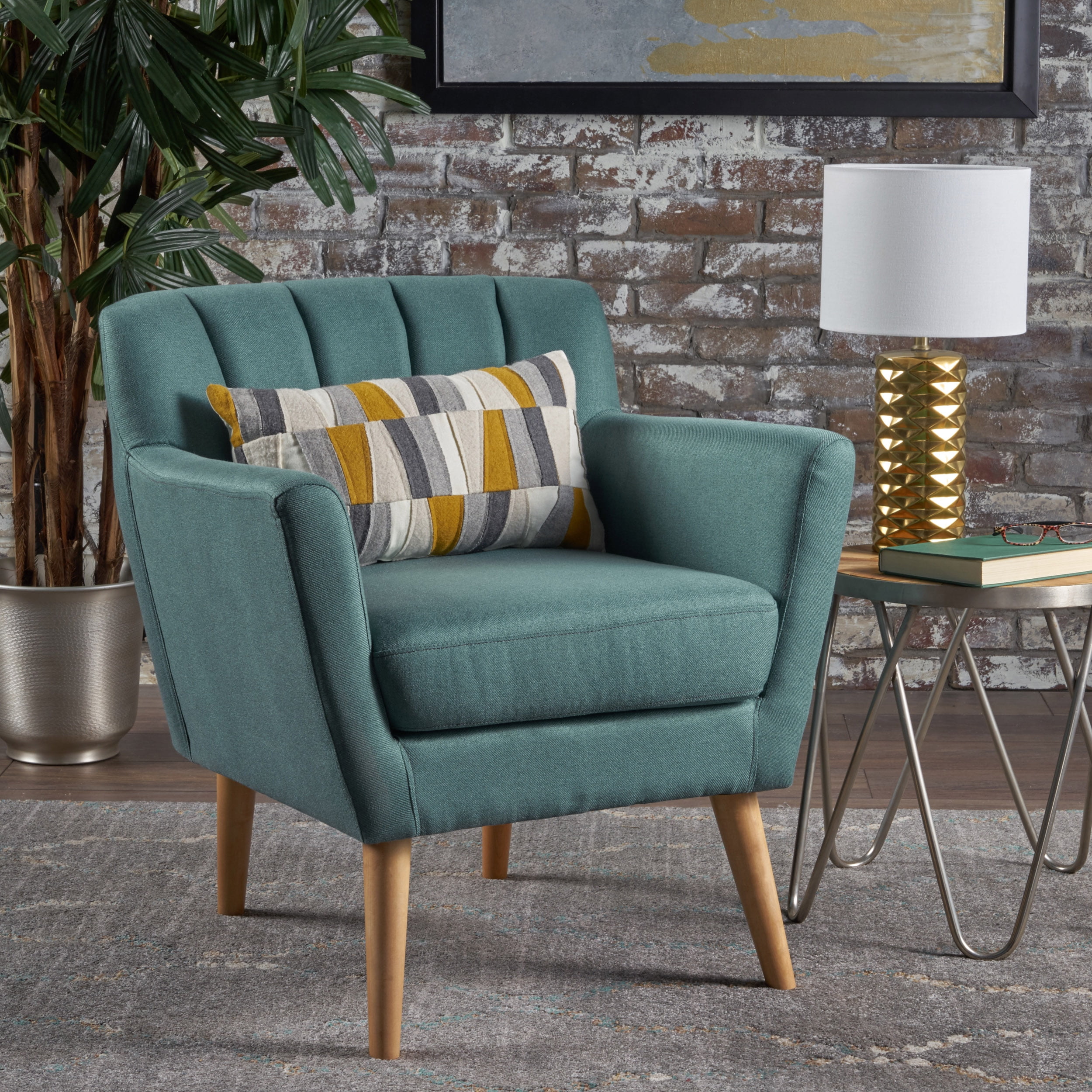 Teal on sale modern chair