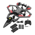 thumbnail image 1 of Avión RC Avión RC Avión Avión RC Giro 360 degree Regalo de Cumpleaños, Avión de Control Remoto, Bata doble negra, 1 of 9