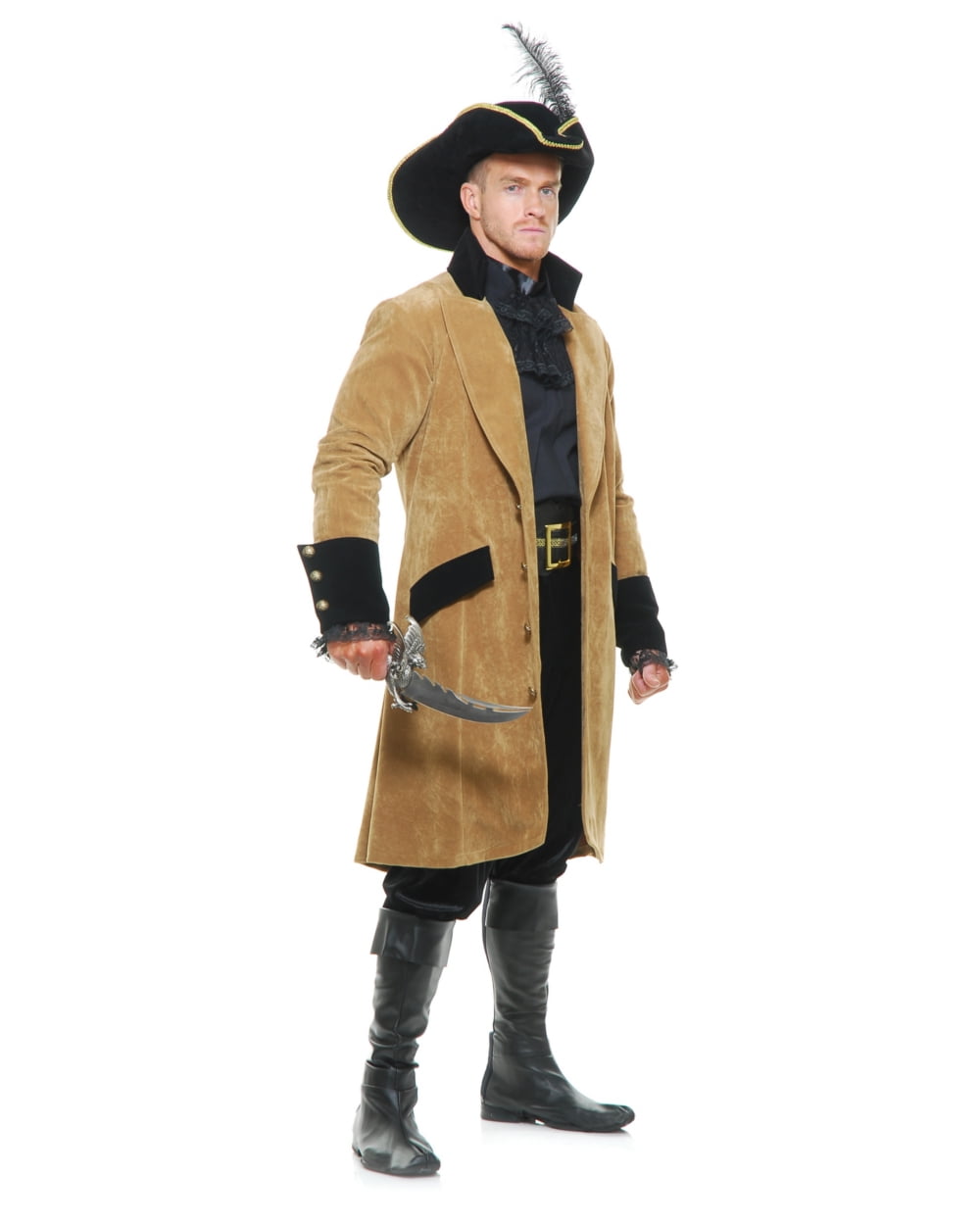 long black jacket costume