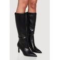 thumbnail image 2 of Women's Pointy Toe Side Zip High Heel Boots, 2 of 3