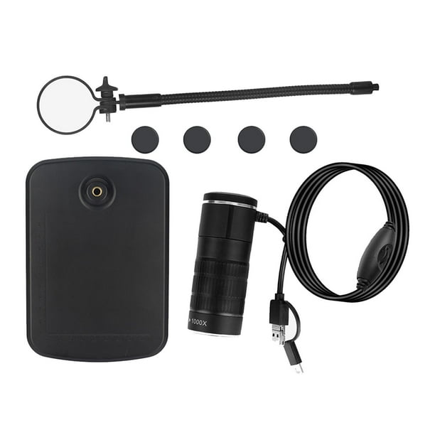Microscopio digital USB con flexible Microscopio USB 8 LED para Smartphone