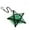 B, variant on FNGZ Hangs Clearance European Style Colored Embossed Glass Five Pointed Star Candlestick Hanging Wind Lamp Aromatherapy Candle Holder Home Decoration
