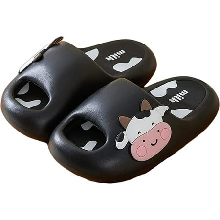 

CoCopeaunts Womens Slide Sandals Novelty Cow Slides Non-slip Open Toe Thick Sole Beach Sandals Indoor & Outdoor