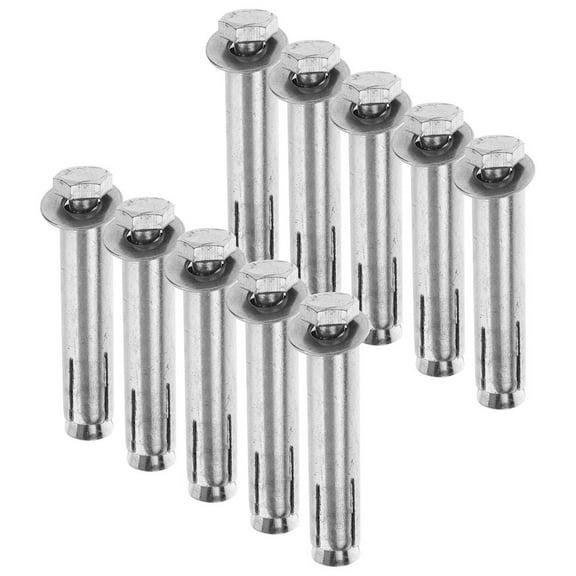 Phenofice Versatile Stainless Steel Expansion Bolts Silver for Machine 20Pcs