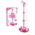 thumbnail image 1 of YOPTOP Karaoké pour Tout-Petits Microphone avec Support de Micro Réglable Karaoké Divertissement pour Enfants Machine de Karaoké pour Enfants avec Lumières, 1 of 8