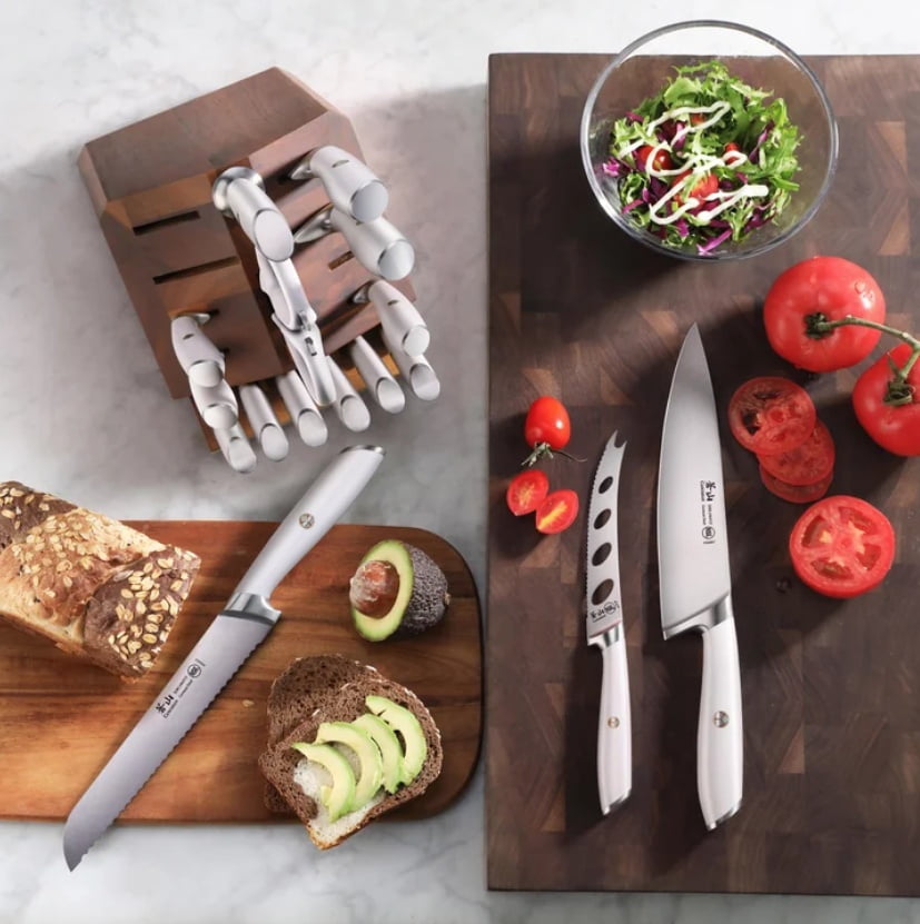 Cangshan L Series 17 Piece German Steel Forged Knife Set (White)