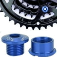 thumbnail image 3 of Juego de bielas de aleación de aluminio, perno de placa única, tornillos de brazo de manivela para bicicleta (azul ordinario), 5 uds. NikouMX Deportes, 3 of 8