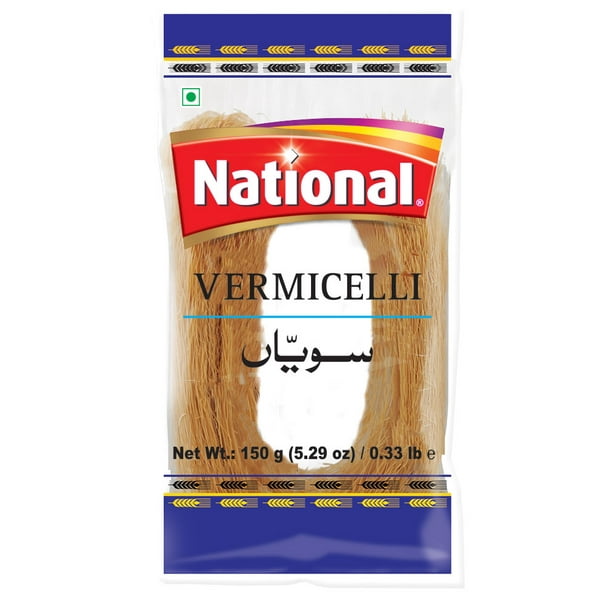 National Foods Vermicelli 5,29 oz (150g) Facile à Cuisiner Gâterie Sucrée et Savoureuse Traditionnelle Sac PP
