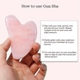 thumbnail image 5 of Rodillo de jade y gua sha, rodillo facial, rodillo de belleza facial, herramientas para el cuidado de la piel, masajeador de cuarzo rosa BAIMEI para cara, ojos, cuello, músculos corporales, relajante y alivia líneas finas y arrugas ER, 5 of 5
