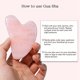 thumbnail image 5 of Rodillo de jade y gua sha, rodillo facial, rodillo de belleza facial, herramientas para el cuidado de la piel, masajeador de cuarzo rosa BAIMEI para cara, ojos, cuello, músculos corporales, relajante y alivia líneas finas y arrugas ER, 5 of 5