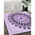 thumbnail image 3 of Ahgly Company Machine Washable Indoor Rectangle Transitional Orchid Purple Area Rugs, 5' x 7', 3 of 7
