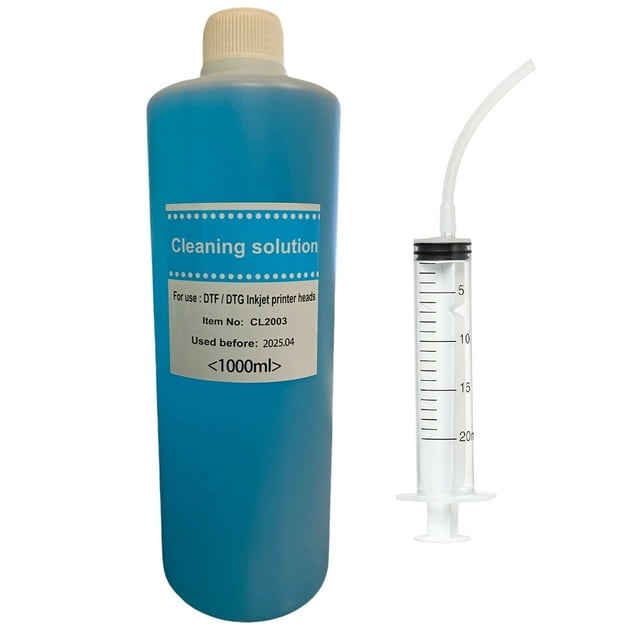 Solución de limpieza para impresoras DTF/DTG Kit de limpieza electrónica con hisopo de espuma