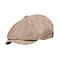 thumbnail image 3 of BLESIYA Hat Summer Cabbie Driving Hat Flat Hat for Driving Camping Accessories Khaki, 3 of 8