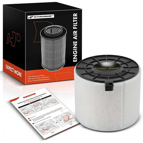 A-Premium Engine Air Filter Compatible with Audi RS5/RS5 Sportback/SQ5 Sportback 2021-2023, S4/S5 2019-2023, S5 Sportback 2018-2023, SQ5 2018-2022, Replace# 8W0133843