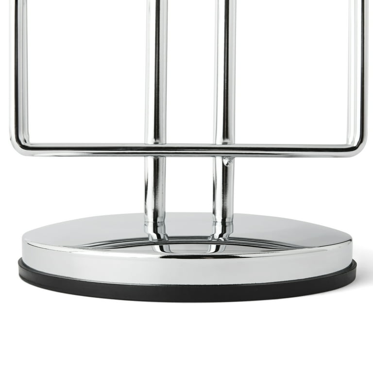 SunnyPoint Chrome Paper Towel Holder with Stainless Base