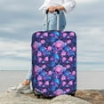 thumbnail image 3 of Lsque Blue Skull Rose Printed Luggage Cover, Travel Luggage Protector,Scratch and Dirt Resistant, Fits 18-32 Inch Luggage - X-Large, 3 of 9