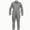 Light Grey, variant on Flame Resistant FR Coverall - 88% Cotton / 12% Nylon, Fire Retardant, Large, Light Grey