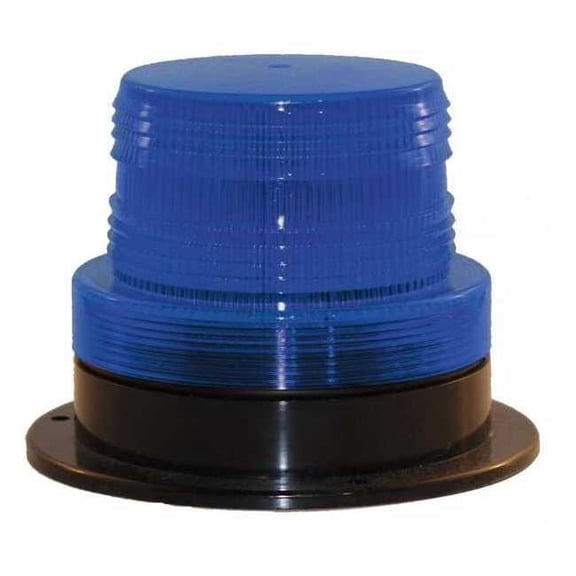 Railhead Gear Warning Strobe,Blue,LED,12 to 90VDC M7600-LED B