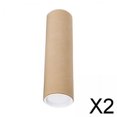thumbnail image 1 of 2x Tubos de Póster Tubo de Almacenamiento con Tapas Tubos de Cartón Grandes Y Largos Tubos de Embalaje para Pinturas Blueprint Roll Contenedor de 2 piezas, 1 of 8
