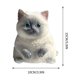 thumbnail image 3 of Juguete antiestrés con forma de gato | Pelota antiestrés DIY para adultos y niños | Juguete suave y kawaii con forma de gato | Juguete para apretar de 20 cm para el hogar, la oficina y los viajes, 3 of 6