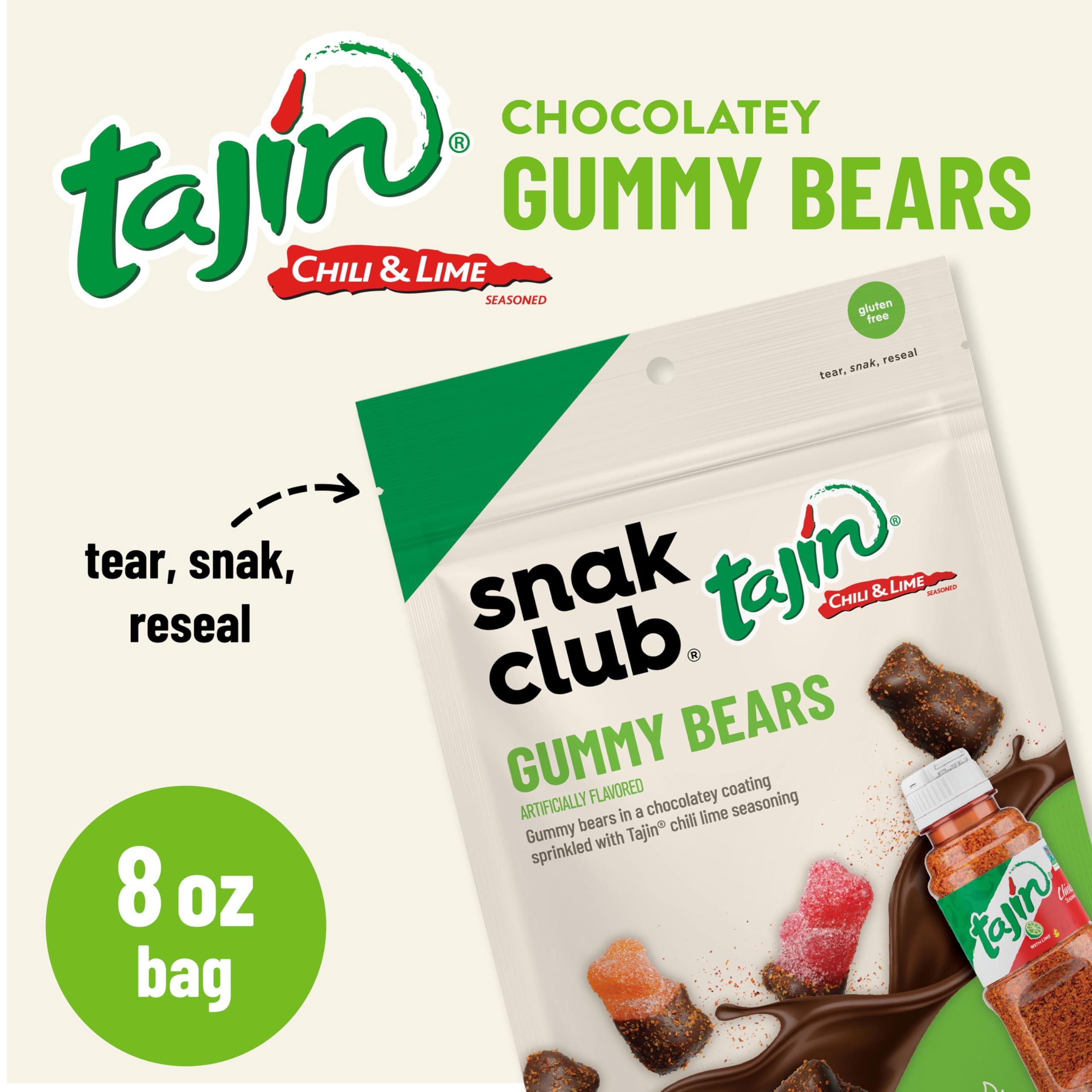 Snak Club Sour Gummy Worms – Nothing But Greatness 32 Oz Tub (2 Lb) Gluten Free & Fat Free