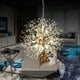 thumbnail image 3 of Lámpara colgante de rama de árbol con luz LED moderna, lámpara colgante decorativa 8Cabeza Dorada 1, 3 of 6