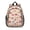 Mushroom and Character, variant on Mushroom and Character Cream Pattern Backpack for School, Cute School Bag with Adjustable Shoulder Straps and Padded Back, 15"x11.42"x5.5"