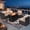 Black Rattan Khaki Cushion, variant on Walsunny 6 Piece Outdoor Patio Furniture Set with 43" Gas Fire Pit Table, 50,000 BTU Propane Fire Pit, 5-Piece Wicker Sectional Sofa Set, Glass Coffee Table, Brown Rattan Gray Cushion