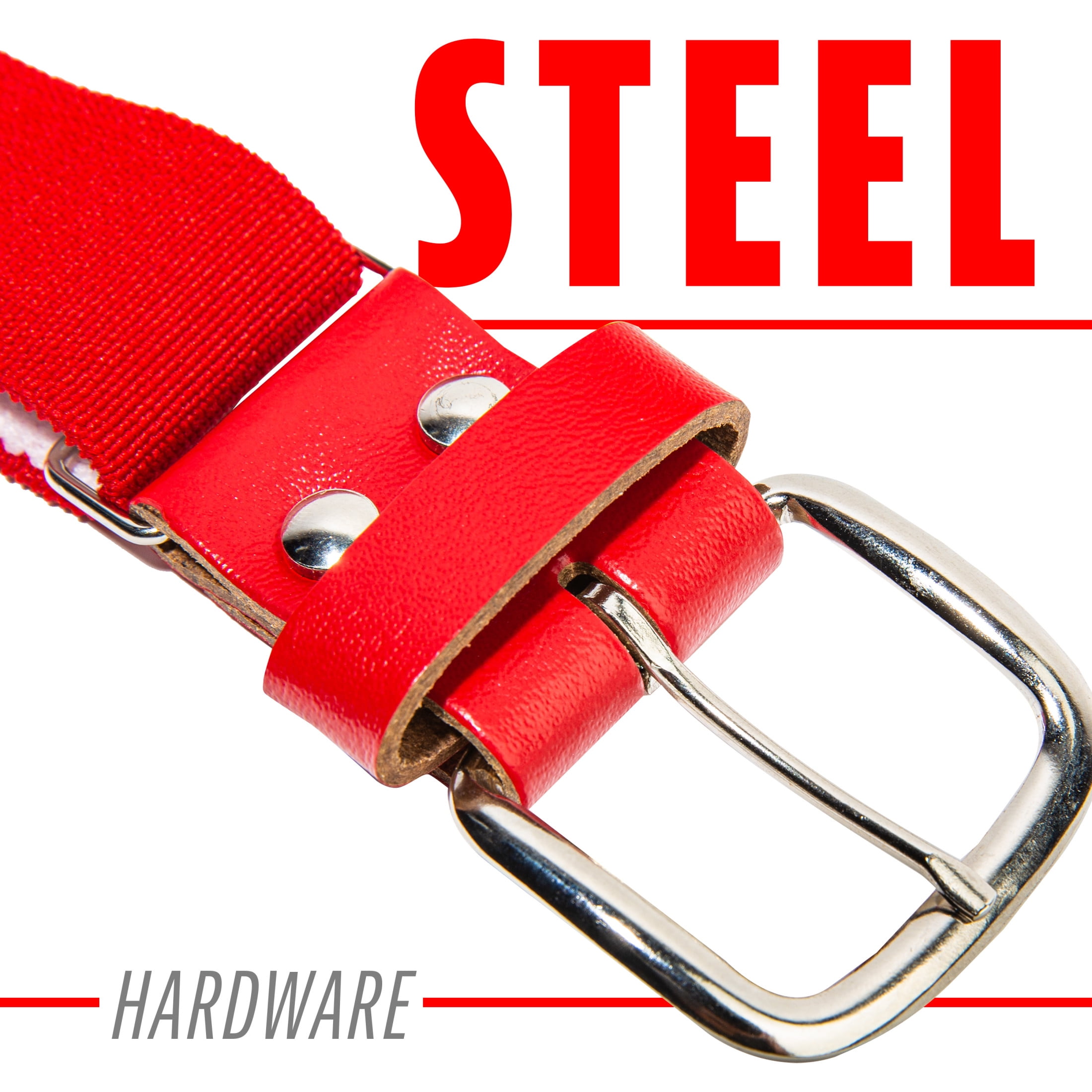 Franklin Sports Youth Baseball Belt, Red, One Size