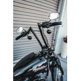 thumbnail image 4 of Dominator Industries 1 1/4 | 1.25" Evil T-Bar | 14" Rise | Gloss Black | Compatible With 1996-2019 Dyna, All Softails, Sportster, Street Bob, Fat Bob, Low Rider, 4 of 5