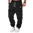 thumbnail image 3 of Men's Track Pants - Comfortable Breathable Sweatpants with Pockets and Elastic Waistband for Home & Lounge, 3 of 7