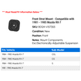 thumbnail image 2 of Front Strut Mount - Compatible with 1981 - 1985 Mazda RX-7 1982 1983 1984, 2 of 2