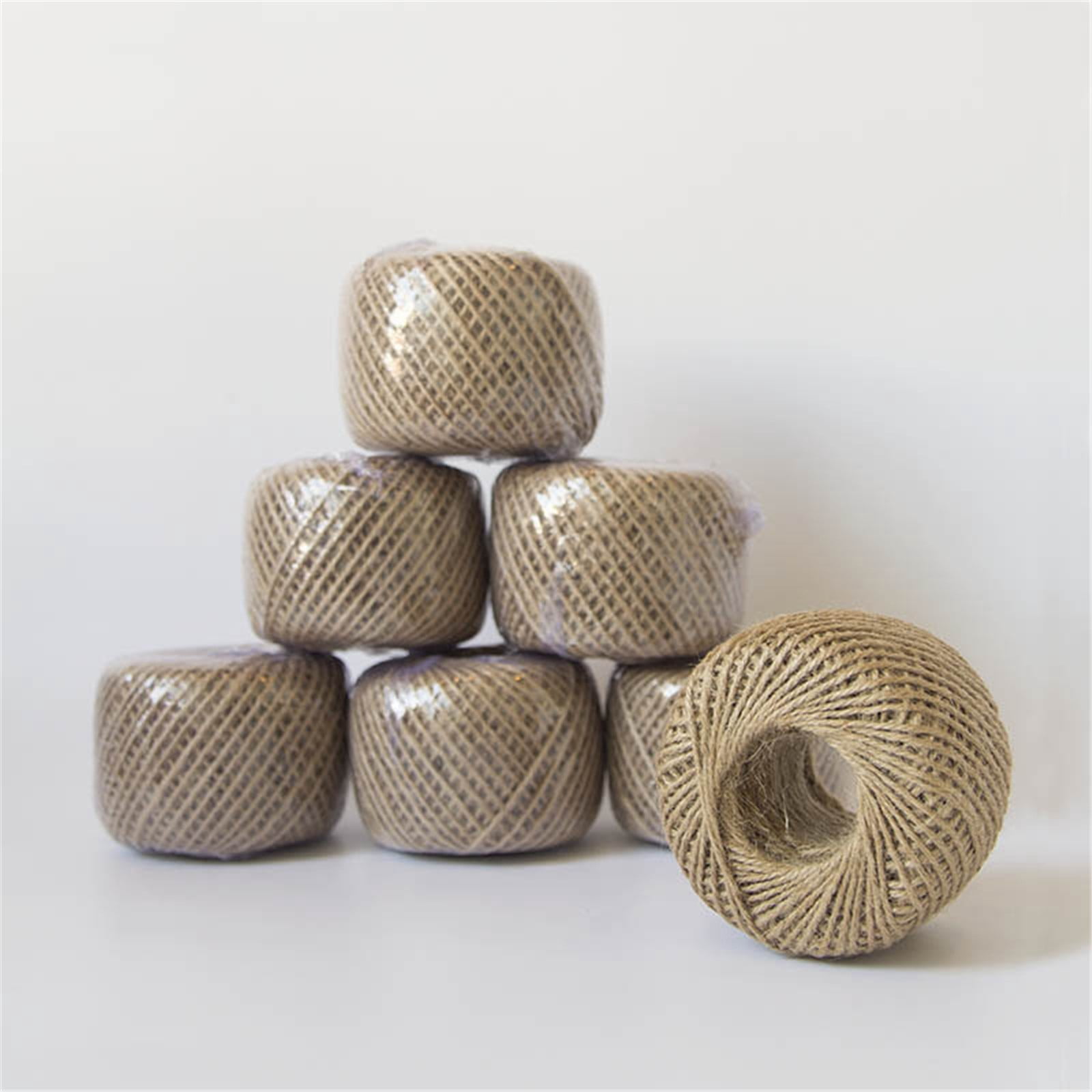 KINGLAKE Natural Jute Twine - 984 Feet Coil For Crafts, Gift Wrapping, Gardening & DIY - View #5