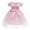 Pink, variant on Utoimkio Girls Long Evening Gown Dress Summer Mesh Maxi Dress Short Sleeve Princess Party Dresses for Girls 3-10 Years