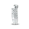 thumbnail image 2 of 2 1/15ct Diamond Engagement Ring With Matching Wedding Band 14K White Gold, 2 of 4