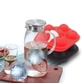 thumbnail image 4 of Ice Cube Tray Mold Basketball Shape Leak-proof Silicone 6 Cavity Delicious Drink Ice Tray Mold for Drinkings, 4 of 7