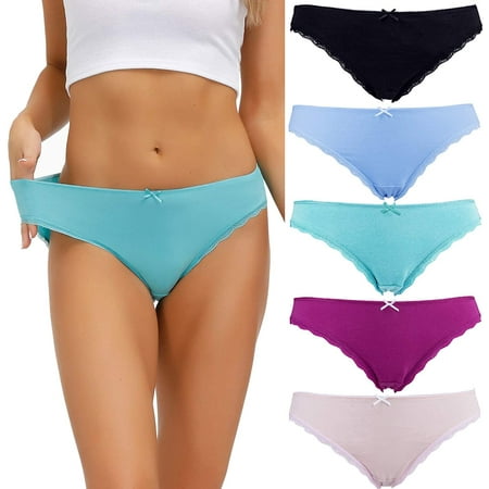 

Charmo Women s Cotton Underwear Soft Stretch Hipster Panties Packs of 5